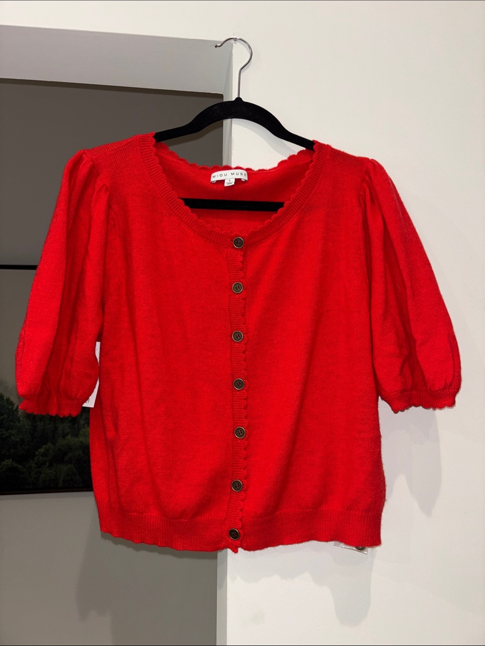 Button Up Sweater Top